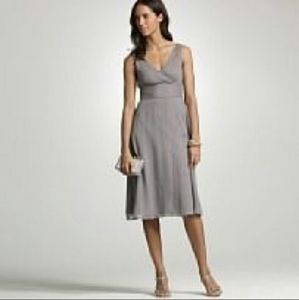 Elegant Gray Sleeveless Dress